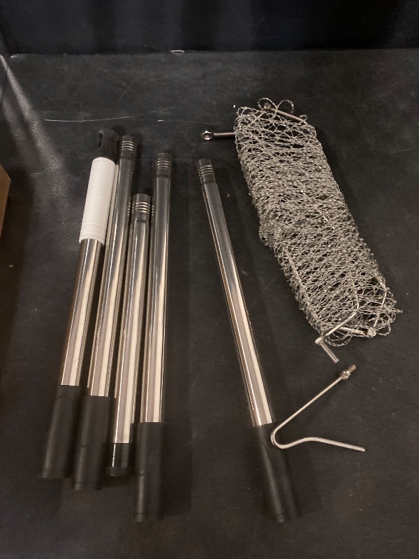 View 2 of Chicken Catcher, Adjustable from 29 inches to 74 inches Chicken Net,Chicken Leg Hook, Suitable for Catching Outdoor Animals Such as Chickens, Ducks, Fishnet,Geese,Birds (15.3 x 23.2 inch net)