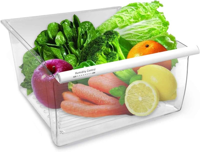 Photo 1 of 2188656 Crisper Bin, compatible with Whirlpool Refrigerator,Fridge Drawers,Kenmore Refrigerator Parts,Whirlpool Shelf Replacement- WP2188656,2188656 Fridge Crisper Drawer (Upper)