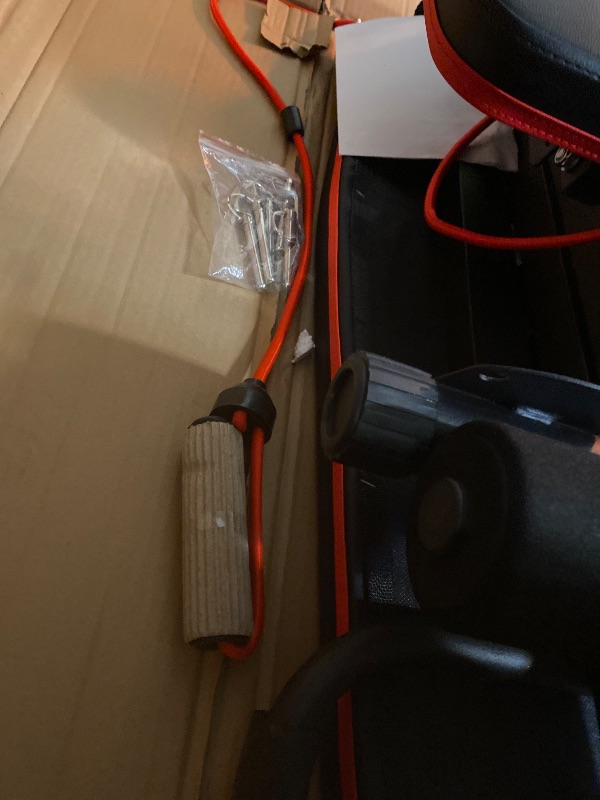 Photo 1 of Adjustable Exercise Chair for Home Gym – Foldable Back Extension Bench for Core, Hip & Lower Back Workout – Multi-Functional Hyperextension Bench with Tension Rope for Full-Body Exercise
