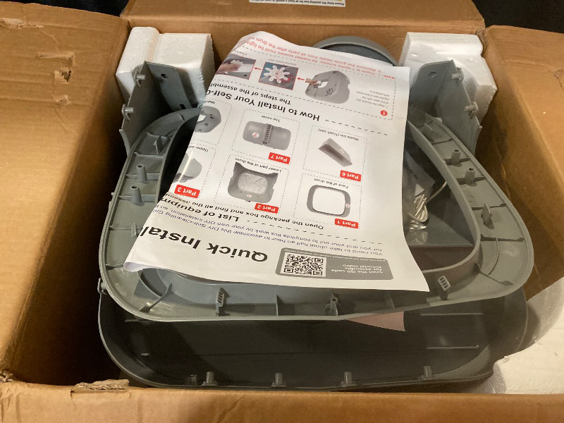 Photo 1 of Automatic Cat Litter Box Self Cleaning - APP Control - Weight Monitoring - Ultra-Quiet, Medium Cats and Kittens Litter Box, Safe Anti-Pinch Assembly Required - Grey