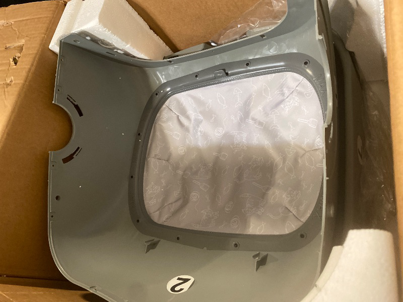 Photo 1 of Automatic Cat Litter Box Self Cleaning - APP Control - Weight Monitoring - Ultra-Quiet, Medium Cats and Kittens Litter Box, Safe Anti-Pinch Assembly Required - Grey