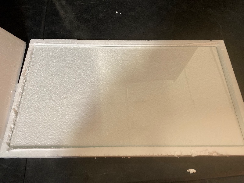 Photo 1 of Upgrad 242087903 Refrigerator Glass Shelf Compatible with Kenmore Crosley Frigidaire Refrigerator Glass Shelf Insert Crisper Shelf, Replace 3513408 AP5952231 PS10060201 EAP10060201 glass shelf