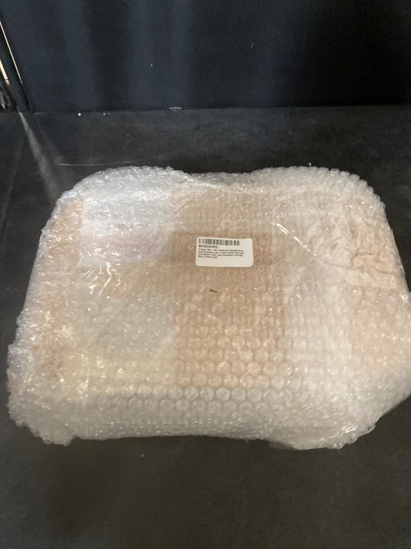 Photo 1 of 3 Pack Storage Bins with Bamboo Lids, Plastic Storage Containers with Lids Stackable Storage Box, Storage Baskets for Organizing