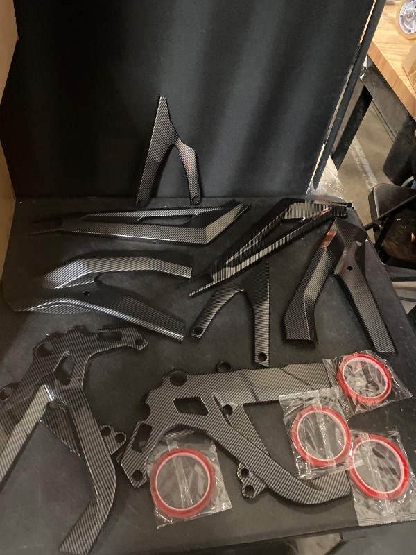 Photo 1 of Body Frame Protective Cover Fit For Sur-Ron Light Bee X, Body Frame Protector Guard Sticker, E-Bike Accessoires for Sur-Ron (Carbon Pattern)