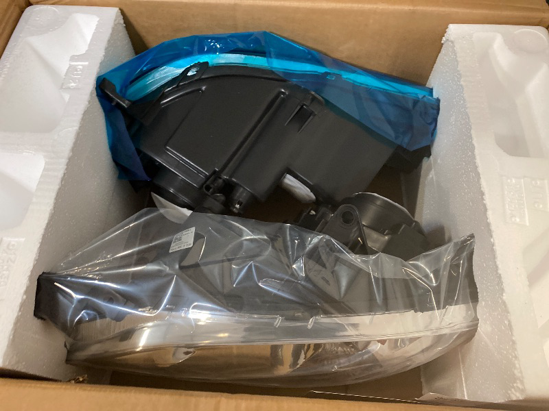 Photo 1 of 2004-2009 Mazda 3 Sedan Headlights Assembly Compatible with 04-09 Mazda 3 Sedan 4Dr Projector Headlight Replacement Chrome Housing (Does NOT fit Factory HID Models or Hatchback Models)