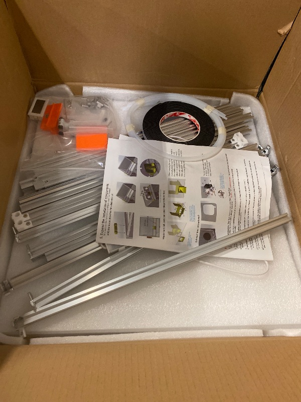 Photo 1 of 3D Printer Enclosure for Bambu Lab A1 mini, 360° Transparent Acrylic Enclosure with LED Light, Odor Isolation Noise Reduction Constant Temperature 3D Printer Cover Box, 470x470x470MM