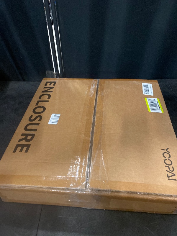 Photo 1 of 3D Printer Enclosure for Bambu Lab A1 mini, 360° Transparent Acrylic Enclosure with LED Light, Odor Isolation Noise Reduction Constant Temperature 3D Printer Cover Box, 470x470x470MM