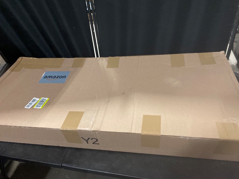 Photo 1 of 20x40 Picture Frame Set of 2, Black Engineered Wood Frame for 20 x 40 Inch Picture Poster Photo, Light Weight 20 by 40 Frame with Wood-grain for Wall - 2 Pack/Black/20 x40