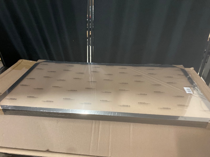 Photo 1 of 20x40 Picture Frame Set of 2, Black Engineered Wood Frame for 20 x 40 Inch Picture Poster Photo, Light Weight 20 by 40 Frame with Wood-grain for Wall - 2 Pack/Black/20 x40