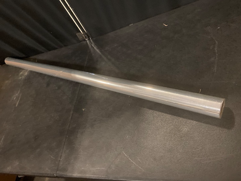 Photo 1 of 100 ft Extra Wide Clear Cellophane Wrap Roll, 54" x 100', Thicker Transparent Paper for Gifts, Treats, Holidays, Christmas