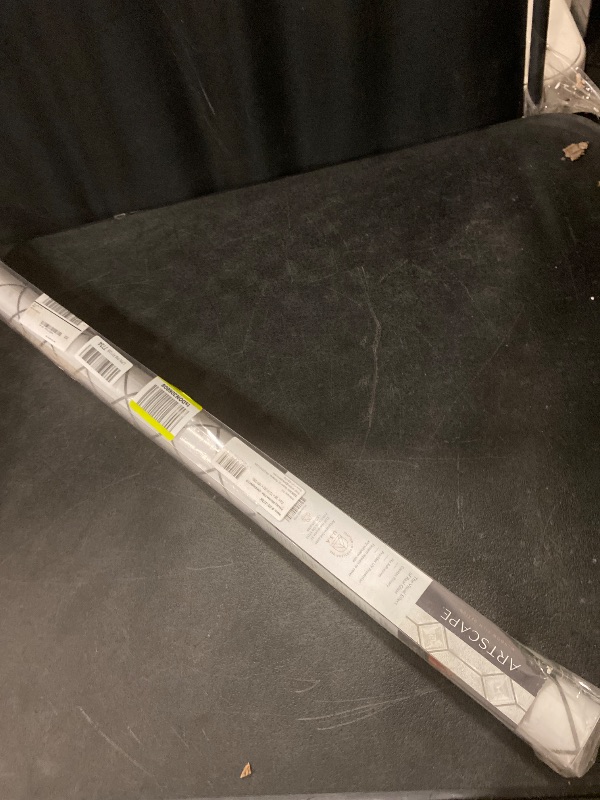 Photo 1 of Artscape Old English 36 x 72 Inch Window Film, Made in USA – Provides Privacy, Non-Adhesive, Textured Leaded Glass Pattern, UV Protection, Easy to Apply and Removable