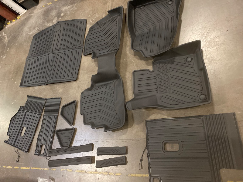 Photo 1 of Floor Mats for Mazda CX-5 2017-2025, All Weather Floor Mats Trunk Cargo Liner with Backrest Protectors and Door Sill Guards Accessories, Full Coverage Set
