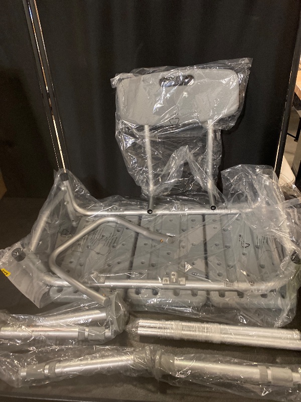 Photo 1 of Drive Medical Tub Transfer Bench for Bathtub - Safer, Independent Bathing Aid - Height Adjustable Bench - Sturdy Aluminum Construction - Comfortable Backrest Support - 350 Lb Capacity