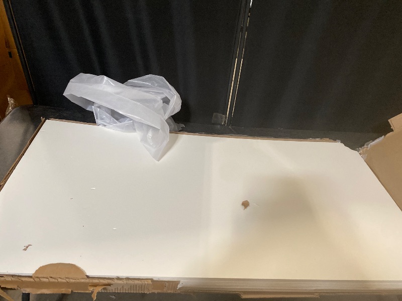 Photo 1 of 10-Pack Drop Ceiling Tile 2ft x 4ft, Smooth White PVC Ceiling Panel 24 x 48in, 5mm thicknesses Waterproof Reusable and Fire-Rated, 80 Sq. Ft (10, White)