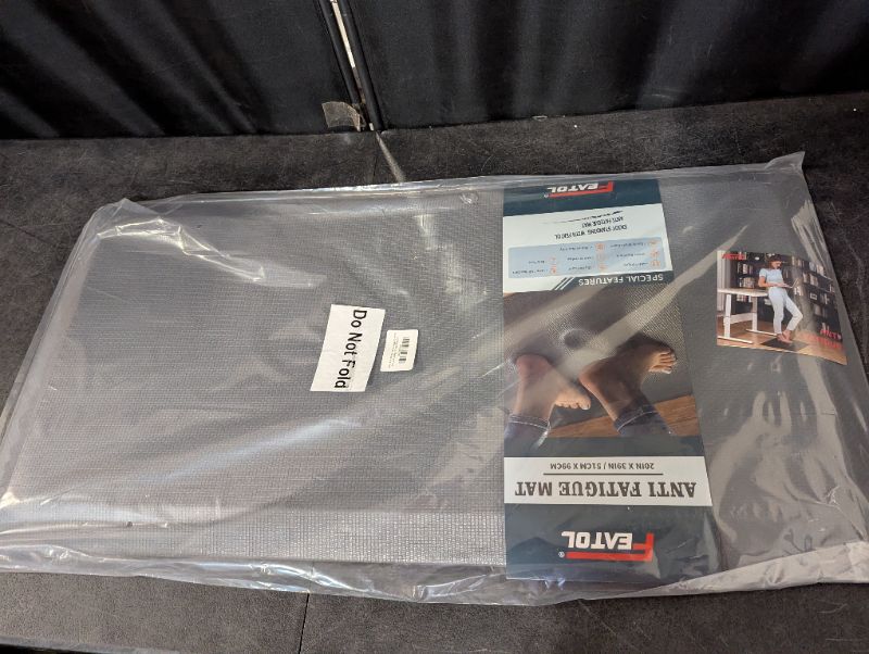 Photo 1 of Anti Fatigue Mat for Standing, 9/10 Extra Thick Ergonomic Standing Desk Mat, Comfort & Durable Memory Foam Standing Mat at Home,Office All Day (20" x 39", Gray, 1PC)