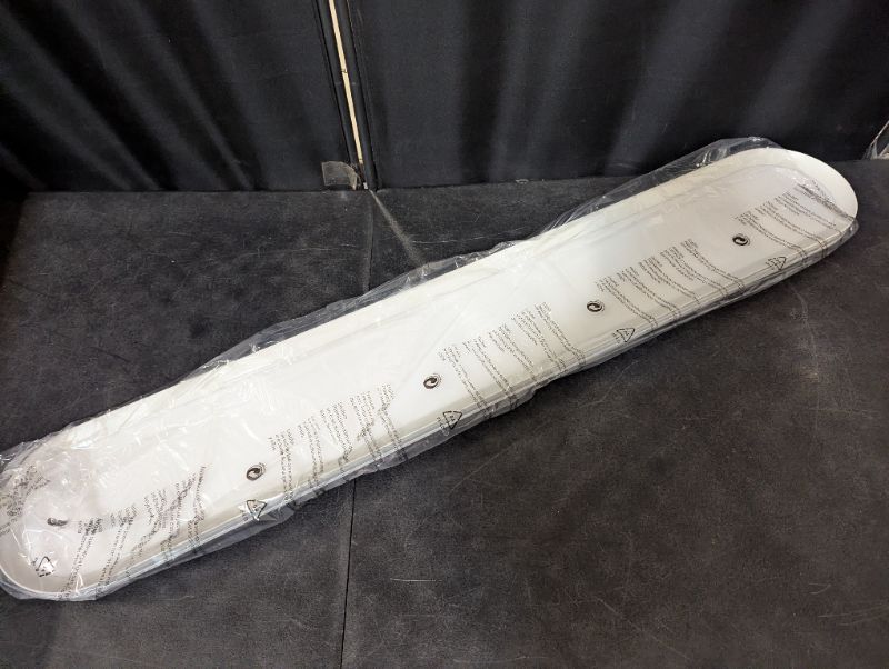 Photo 1 of 4FT LED Flush Mount Ceiling Light, 51W Dimmable Modern Linear Kitchen Ceiling Lamp, High Brightness Low Profile Long Ceiling Light Fixture for Shop Lighting Home Closet Laundry, White