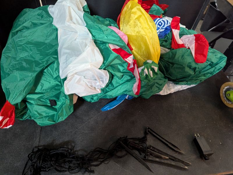 Photo 1 of 5Ft Christmas Inflatable Tree Blow-Up LED Lighted Holiday Yard Outdoor Decor