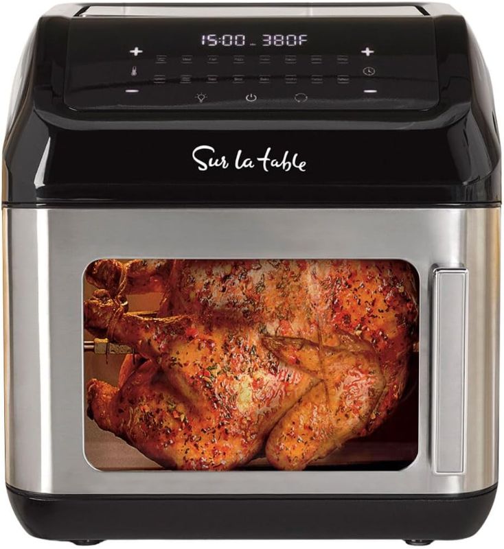 Photo 1 of Sur La Table Left Hinge Multi-Function Air Fryer, 13 qt, Black