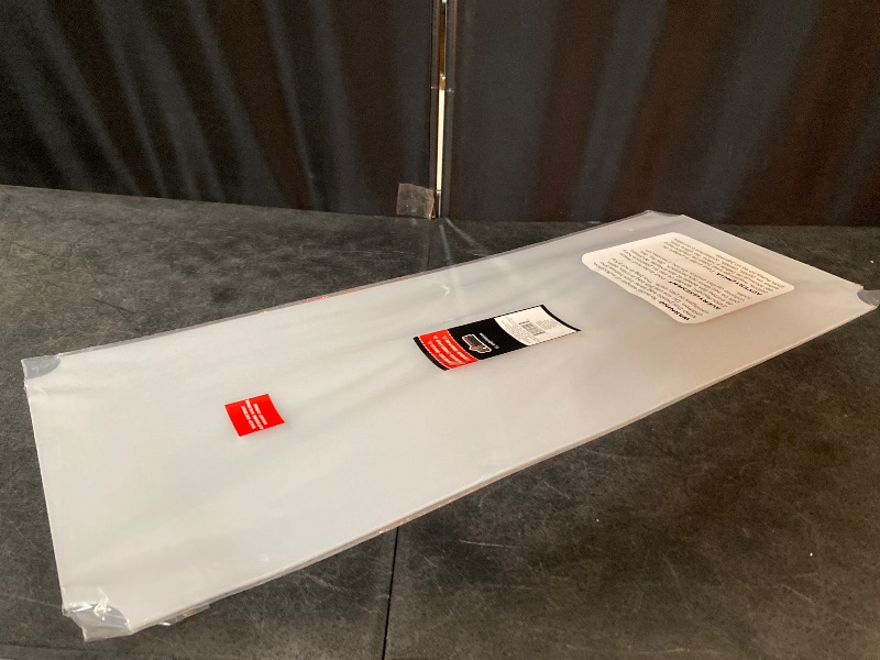 Photo 1 of GORILLA GRIP ShelfGuard Wire Shelf Liner Compatible with Amazon Basics Shelving Unit, Set of 4 Waterproof Liners for Organizing Metal Rack Shelves, Kitchen Cabinets, Cupboard, Pantry, 14x36 Clear