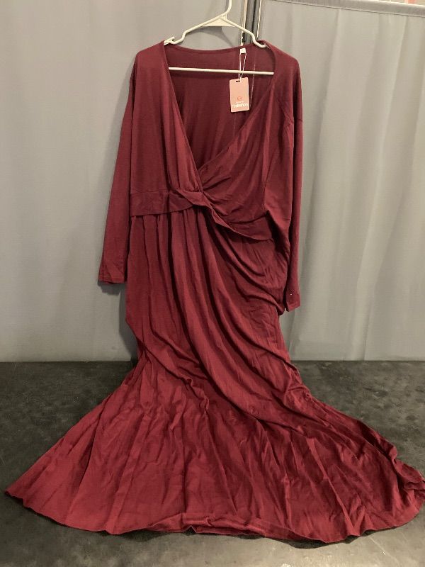 Photo 1 of 5XL Red Flared Dress