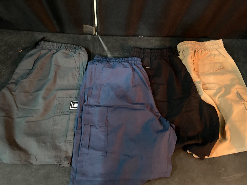 Photo 1 of 3XL Men's 4 Pack Classic Cargo Shorts 10 Inseam,4 Pockets Walking Shorts Casual Lightweight with Waistband Drawstring