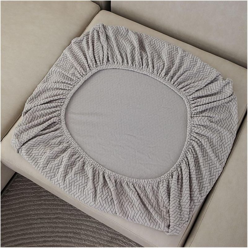 Photo 1 of 2 Count Couch Slipcover Soft Stretch Sofa Protector Cover, Separate Sofa Seat Cushion Slipcovers For Living Room 25.5-37 inches