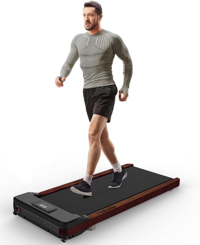 Photo 1 of Under Desk Treadmill, Expert of Wooden Walking Pad, Walking Jogging Machine with Remote Control, Installation-Free