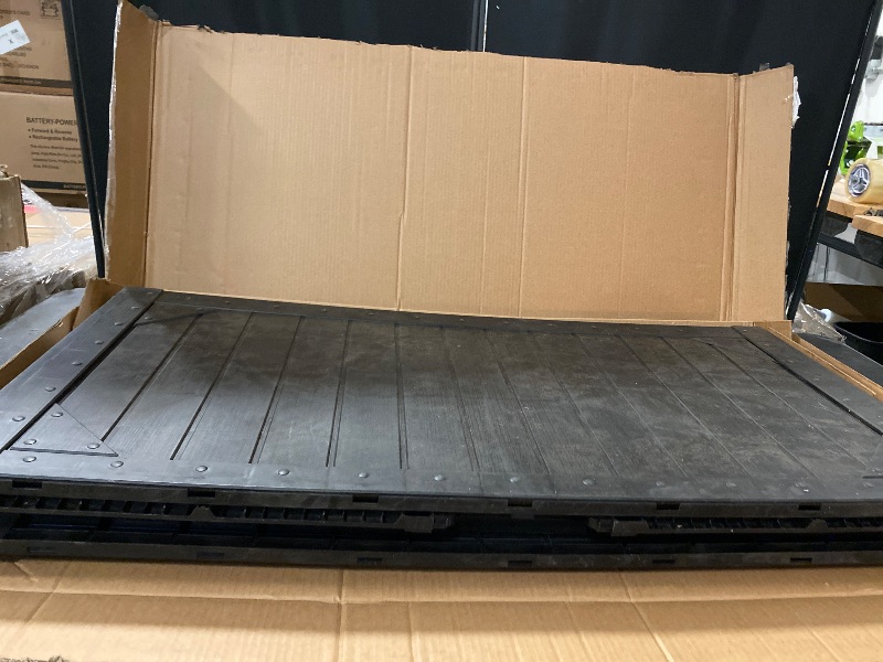 Photo 1 of 100 Gallon Outdoor Storage Box, Waterproof Resin Deck Box Organizer for Patio Cushion Storage, Lockable Outside Container for Garden Tools