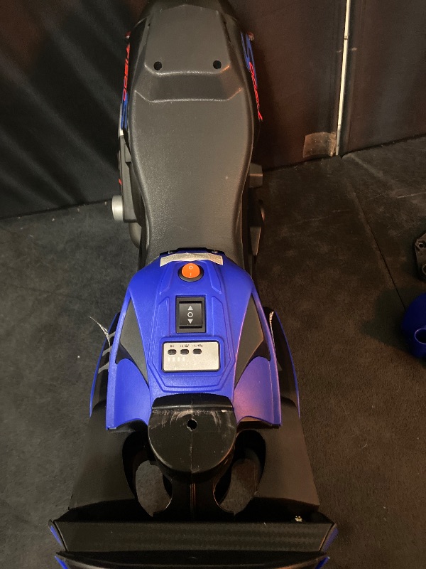 Photo 1 of Garvee Kids 6V Ride On Motorcycle, Battery Powered Ride On Toys w/Treaded Tires, Working Headlight, Horn, Music, Training Wheels, Stable Electric Toddler Motorcycle for Kids, Gift for Boys Girls, Blue