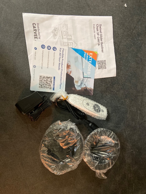 Photo 1 of Garvee Recliner Chair Nursery, Oversized Manual Reclining Rocking Chair, Corduroy 360 Swivel Glider with Cup Holder, Massage and Heat Recliner, Small Sofa Chairs for Adults, Living Room, RV, Bedroom, Brown
