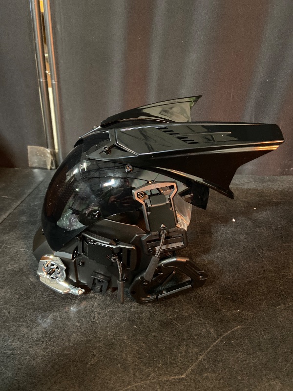 Photo 1 of Size Adult Punk Mask, Sci Fi Futuristic Helmet - Techwear Mask for Adult Party