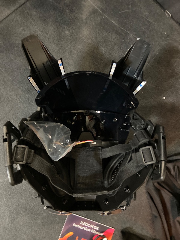 Photo 1 of Size Adult Punk Mask, Sci Fi Futuristic Helmet - Techwear Mask for Adult Party