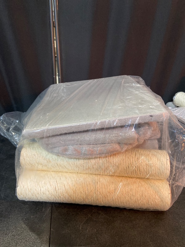 Photo 1 of 7 Pcs Wall Mounted Cat Climber Set, Cat Wall Shelves with Cat House, Bridge, Steps, Scratcher
