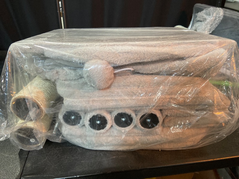 Photo 1 of 7 Pcs Wall Mounted Cat Climber Set, Cat Wall Shelves with Cat House, Bridge, Steps, Scratcher
