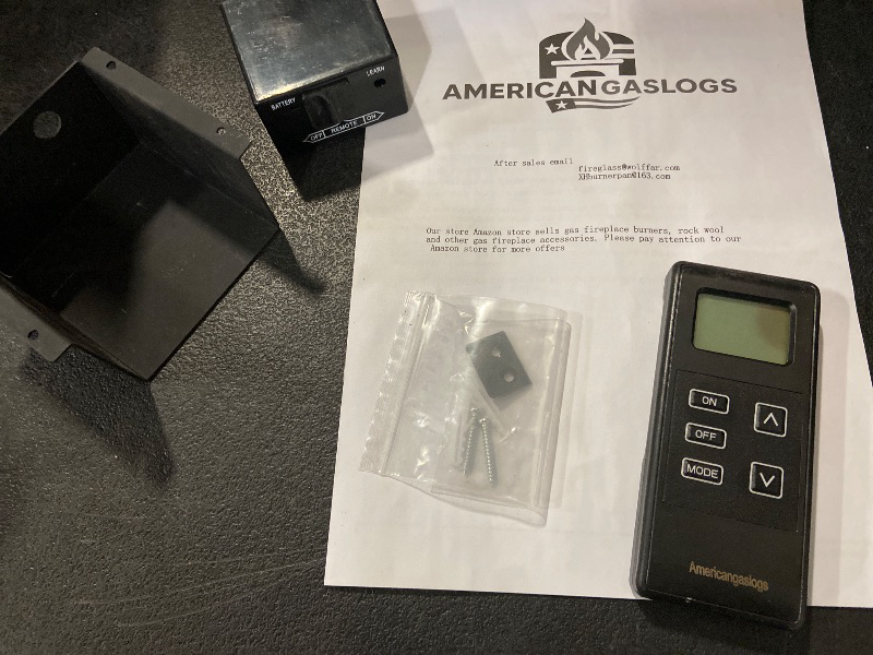 Photo 1 of Used Item 18-24 Inch Ventless Fireplace Logs Gas Fireplace Burner (Liquid Propane Fireplace Birch, 18 Inch)
