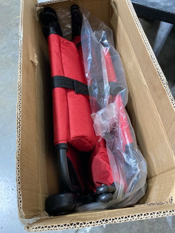 Photo 1 of 2-in-1 Multifunctional Folding Wagon Carts, Convertible Beach Chair,650LBS Large Capacity, Foldable Portable Wagon, Utility Cart Suitable for Grocery, Sports, Garden, Shopping, Camping