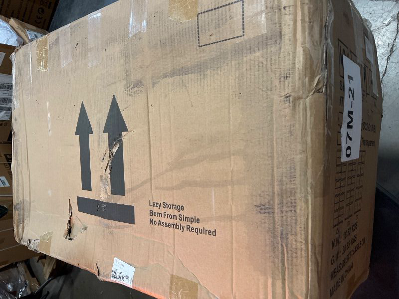 Photo 1 of 10 Tiers Foldable Shoe Rack Organizer Cabinet for Closet Entryway, Large Collapsible Shoe Storage Box with Magnetic Doors (Black)
