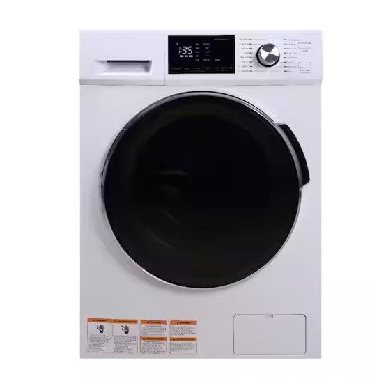 Photo 1 of 2.7 cu. ft. White All-in-One Front Loading Washer and Dryer Combo