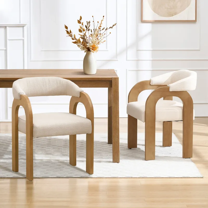 Photo 1 of Clara Mid Century Modern Dining Chairs (Set of 2)