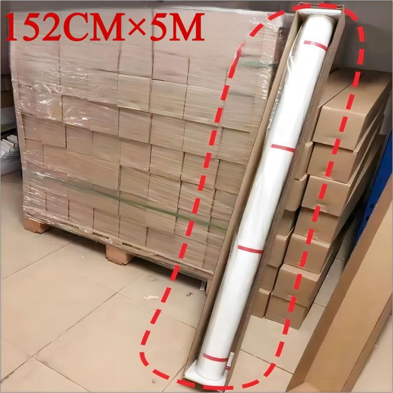 Photo 1 of Generic TPU PPF Car Paint Protection Film, (5 Feet x 16.6 Feet) Clear Premium Multi Car Roll,Self Healing Gloss Clear Polyurethane Film
