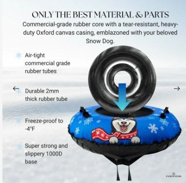 Photo 1 of Husky Snow Tube | Blue
