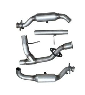 Photo 1 of NINTE Catalytic Converter Set For 2011-2014 Ford F150 5.0L V8 Both Sides Y Pipe OEM PN:645251(Left)/645252(Right)