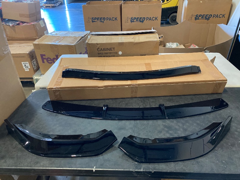 Photo 1 of Front Bumper Lip Splitter Kit Compatible with Dodge Charger SRT Hellcat Scat Widebody 20-23