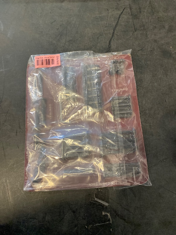 Photo 1 of Allen Key Hardware Set, Inckudes: A: 1/4"*50x6 , B: 1/4"*65x6, C: 5/16"*35x6, D: 5/16"*19x10, E: M4 x 1PC, F: 5/16"*30x14, G: 5/16"*55x1, H: 1/4"*65x6, I: 1/4"*25x4. Extra 1 Each: A,B,C,D,E,F,G,H,I