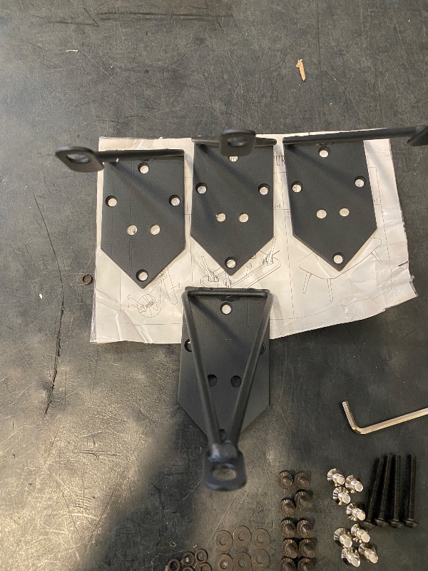 Photo 1 of (Partial Set ) Hardware Brace Pack for Zons Table Tops 47x24x18" 