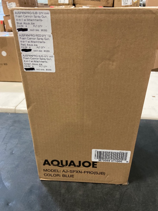 Photo 1 of 2-in-1 Hose-Powered Adjustable Foam Cannon Spray Gun with Attachments, Blue