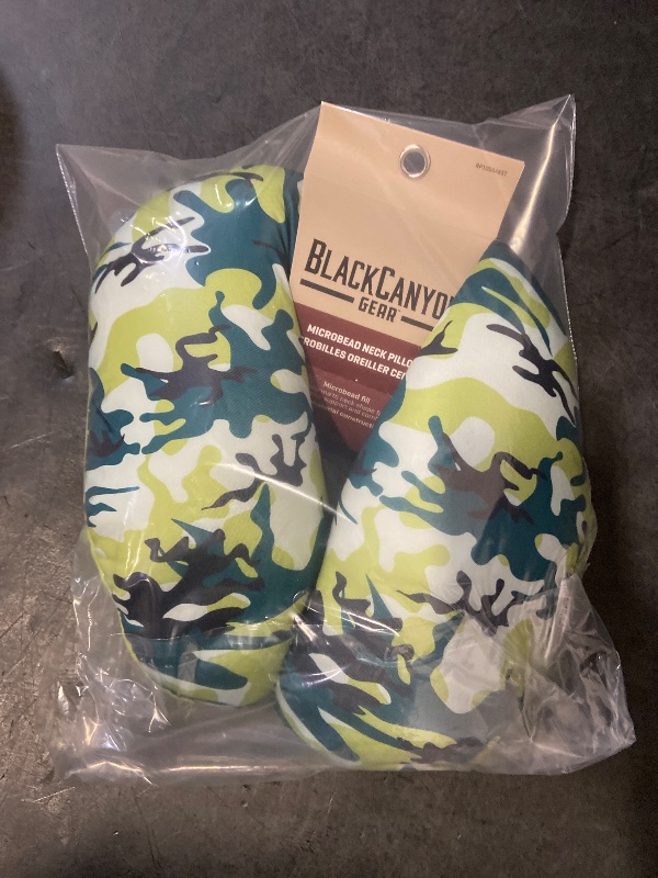 Photo 1 of BlackCanyon Outfitters RoadPro RP1056ASST Print Microbead Neck Pillow - Army Green
