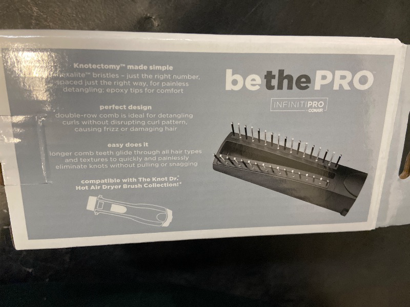 Photo 1 of INFINITIPRO BY CONAIR The Knot Dr. Double Row Detangler Comb