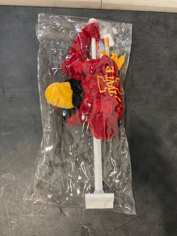 Photo 1 of BSI Iowa State Cyclones Mascot Hanging Car Flag 
