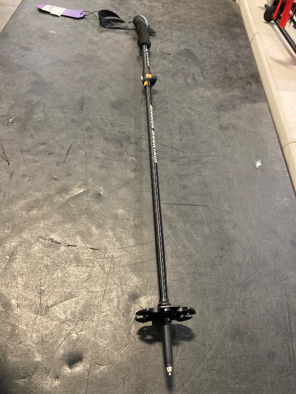 Photo 1 of (Grey) Extremus Collapsible Trekking Pole for Hiking, Lightweight Hiking Poles, 1-pc Pack Durable Aluminum Adjustable Walking Sticks with Quick Lock System for Camping, Travel, Seniors, Men, Women